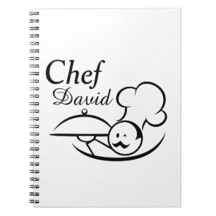 Personalized Illustrated Chef Notebook