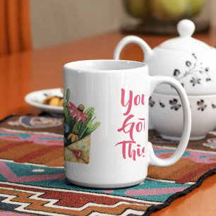Personalized Illustrated You Got This 15 oz Coffee Mug
