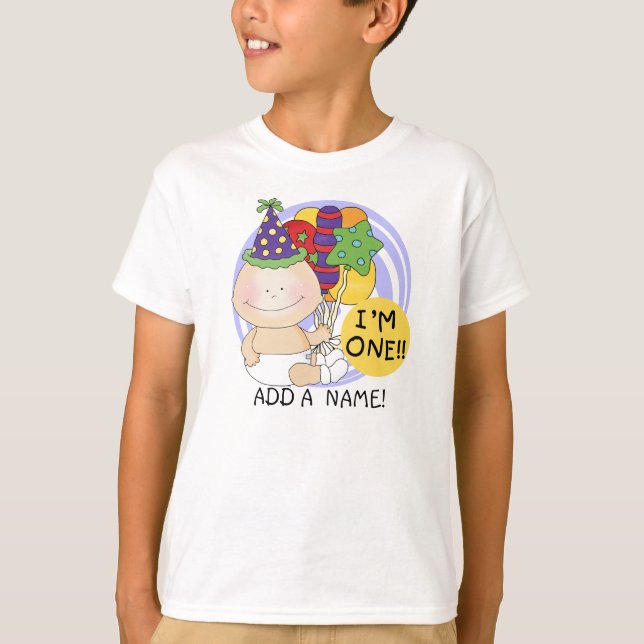 Personalized I'M ONE Tshirt (Front)