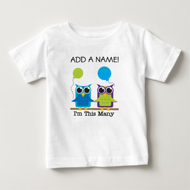 Personalized I'm This Many 2nd Birthday Tshirt (Front)