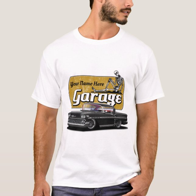 Personalized Impala Garage T-Shirt (Front)