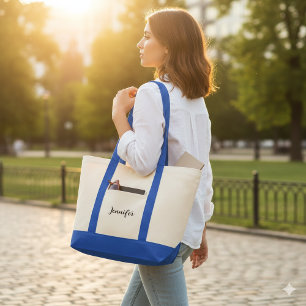 Personalized Impulse Tote With Custom Signature Fl Bag