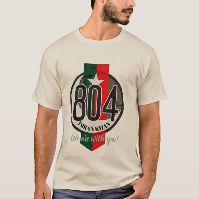 Personalized Imran Khan 804 Shirt –Custom Name Tee (Front)