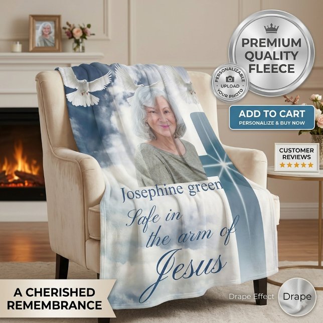 Personalized In Loving Memory Blanket | Religious  (Creator Uploaded)