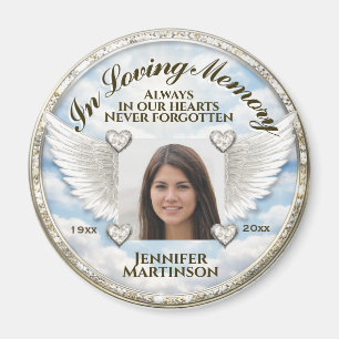 Personalized In Loving Memory Photo Template Magnet