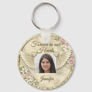 Personalized In Memorial Photo Template Keychain