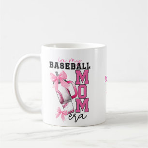 Personalized In My Baseball Mom Era Coffee Mug