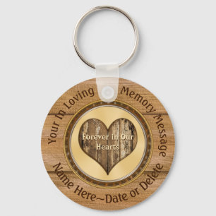 Personalized Inexpensive Memorial Gifts, Sympathy Keychain