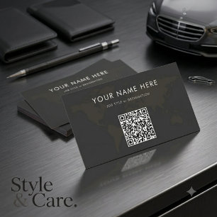 Personalized Info Magnet Card with QR Code