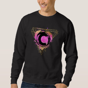 Personalized Initial C Monogram Letter Deco Cute C Sweatshirt
