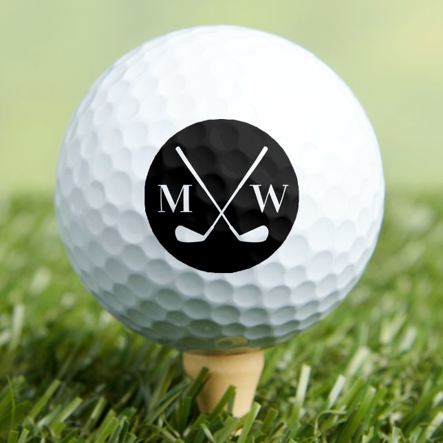 Personalized Initial Monogram Golf Balls (Personalized Initial Monogram Golf Balls)