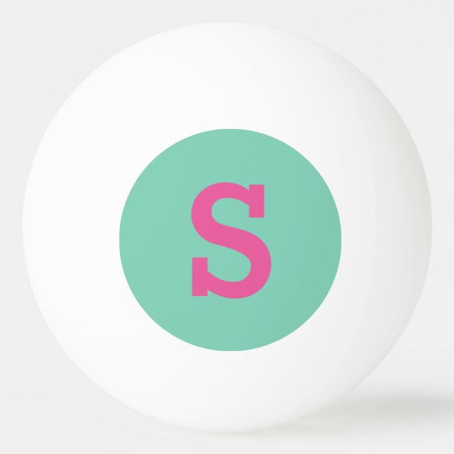 Personalized Initial Ping Pong Balls (Front)