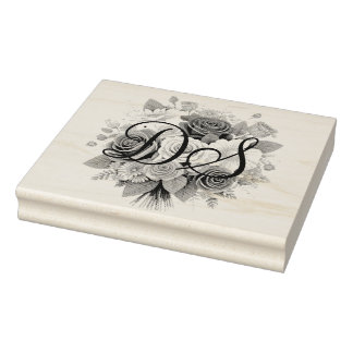 Personalized Initials and image stamp