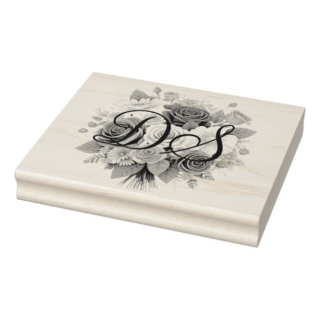 Personalized Initials and image stamp (Stamp)