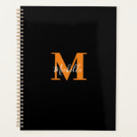 Personalized Initials and Name Monogram Planner<br><div class="desc">Personalized Initials and Name Monogram Planner</div>