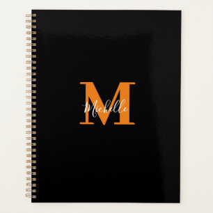 Personalized Initials and Name Monogram Planner
