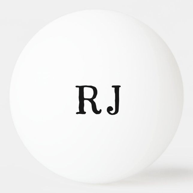 Personalized Initials TENNIS BALLS (Front)