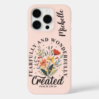 Personalized Inspirational Christian Bible Verse iPhone 16 Pro Case