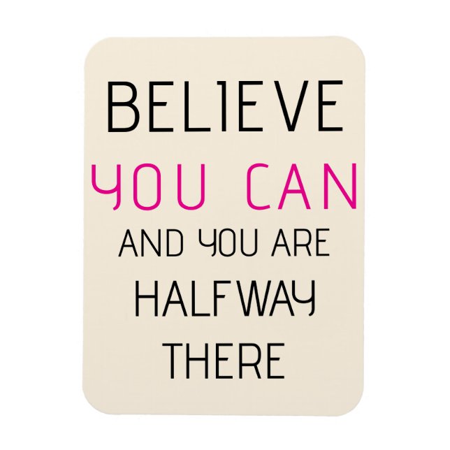 Personalized Inspirational Quote Magnet (Vertical)