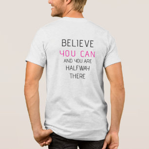 Personalized Inspirational Quote Tri-Blend Shirt