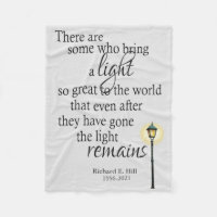 Personalized Inspirational The Light Remains