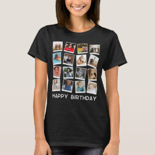 personalized instagram Modern photo collage  T-Shirt