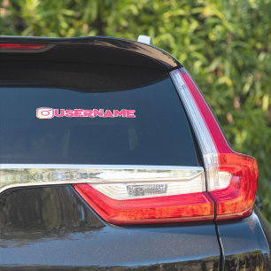Personalized Instagram Name Vinyl Decal 