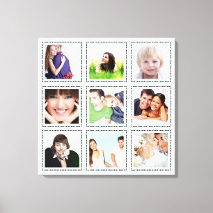 Personalized Instagram Photo Collage Canvas Print