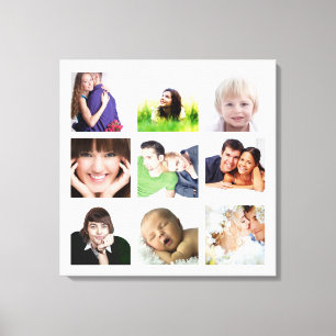 Personalized Instagram Photo Collage Canvas Print