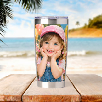 Personalized Insulated Tumbler with Custom Photo