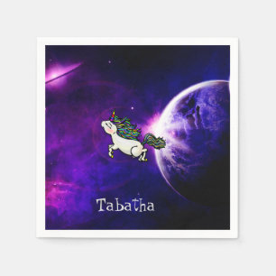 Personalized Inter-Galactic Space Unicorn Napkin