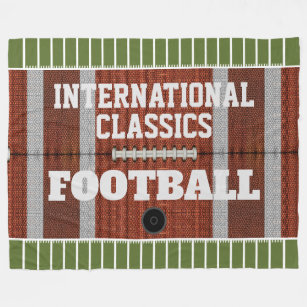 Personalized International Classics Football Fleece Blanket