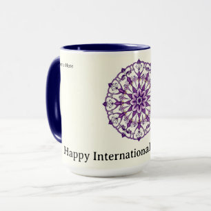 Personalized International Women's Day Floral Mug