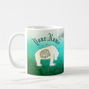 Personalized Inuit Seals and Polar Bear Coffee Mug
