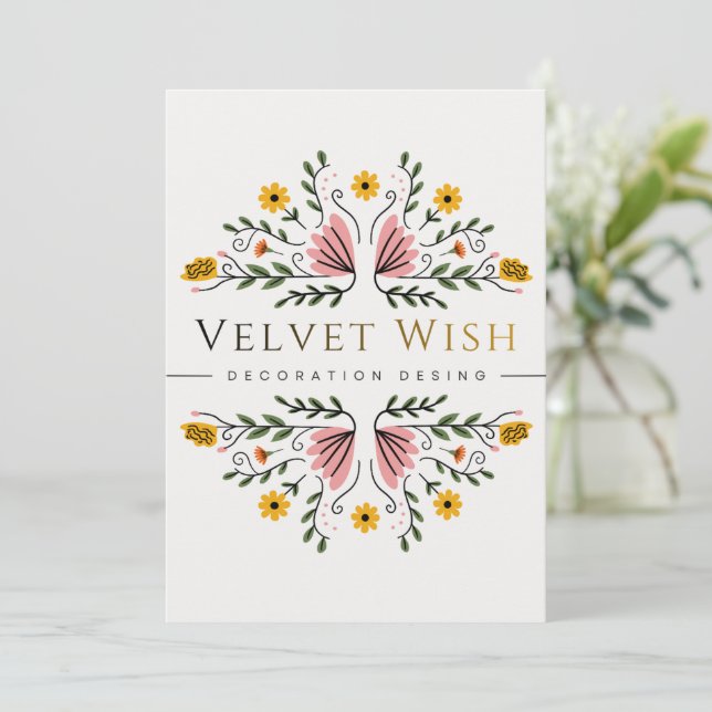 Personalized Invitation (Standing Front)
