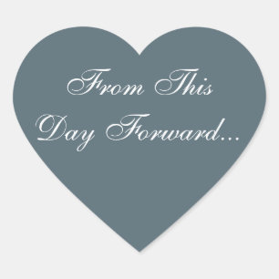 Personalized Invitation Cadet Heart Sticker