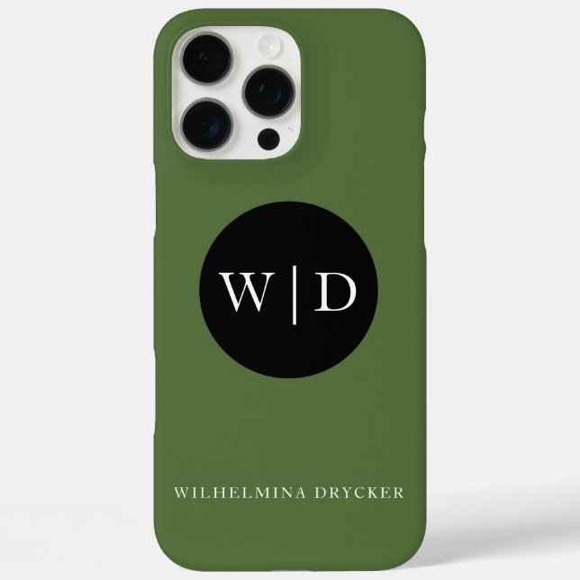 Personalized iPhone 16 Pro Max Case with Your Name (Back)