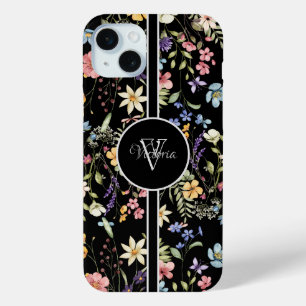 Personalized iPhone Case with Delicate Floral Patt