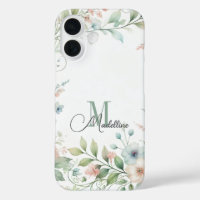 Personalized iPhone Case with Wild Small Flowers