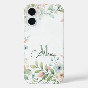 Personalized iPhone Case with Wild Small Flowers