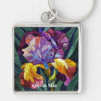 Personalized iris keychain