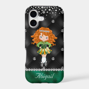 Personalized Irish Dance Redhead Girl Soft Shoe Ca