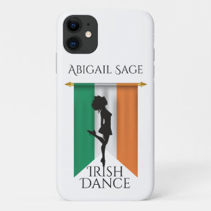 Personalized Irish Dancer - Flag of Ireland Dance  iPhone 11 Case