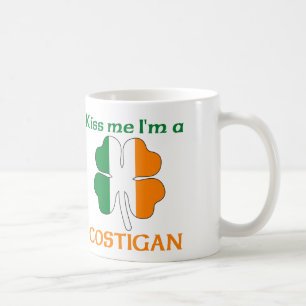 Personalized Irish Kiss Me I'm Costigan Coffee Mug