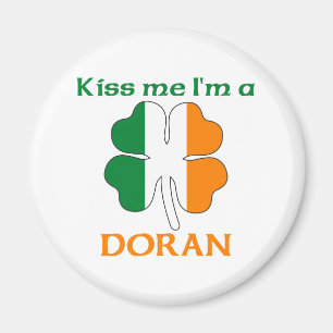 Personalized Irish Kiss Me I'm Doran Magnet