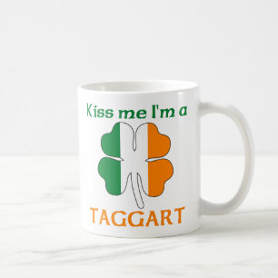 Personalized Irish Kiss Me I'm Taggart Coffee Mug