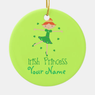 Personalized Irish Princess Ornament Keepsake Gift