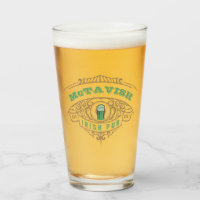 Personalized Irish Pub Beer Glass