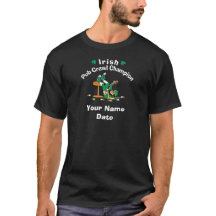 Personalized Irish Pub Crawl Champion T-Shirt