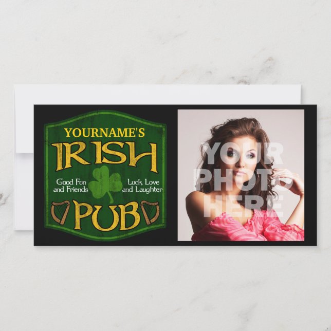 Personalized Irish Pub Sign (Front)